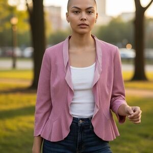 Elegant Pink Women's Jacket